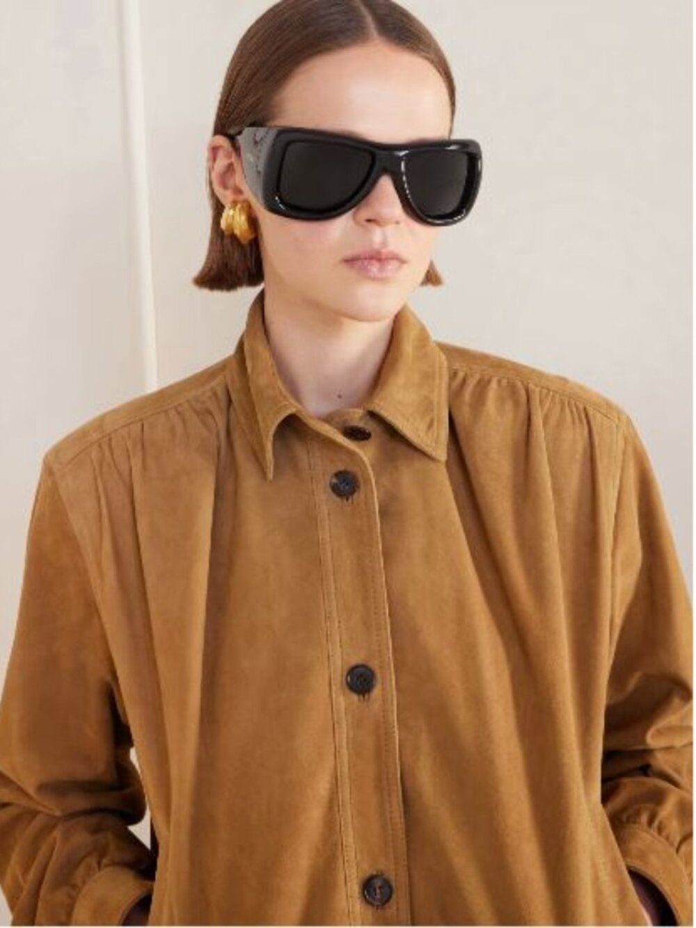 SAINT LAURENT SL 902 Howl D-frame acetate sunglasses (Color: Black)